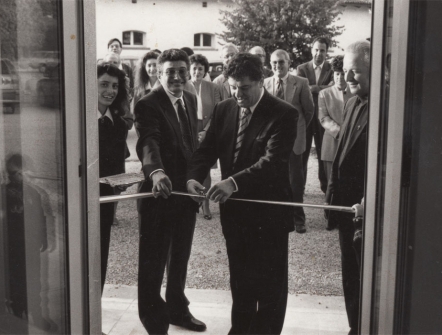 Inaugurazione negozio espositivo di Palmanova nel 1995